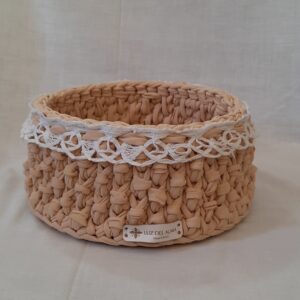 Canasta Redonda con Puntilla
